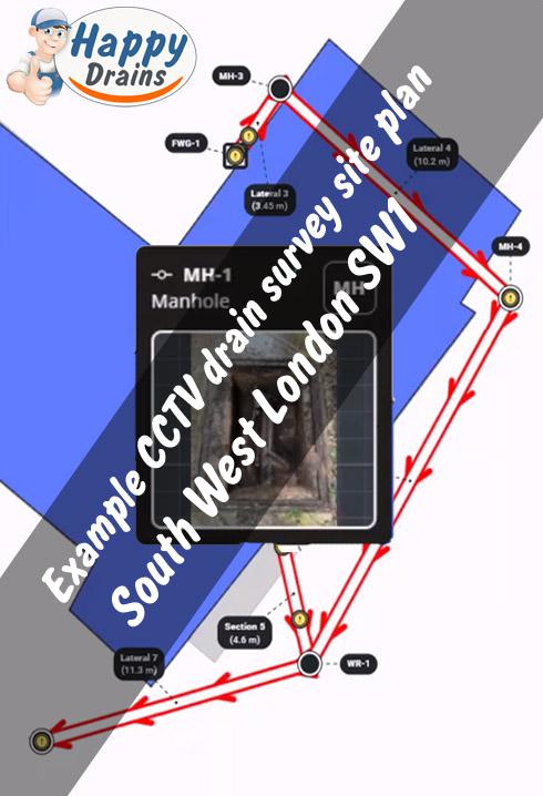 South West London SW1 CCTV Drain Survey Sewer Inspection