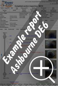 CCTV drain survey Ashbourne re