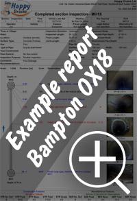 CCTV drain survey Bampton re