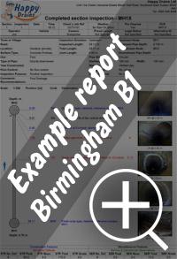 CCTV drain survey Birmingham re