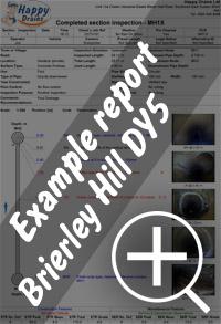 CCTV drain survey Brierley Hill re