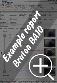 CCTV drain survey Bruton re