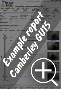 CCTV drain survey Camberley re