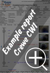 CCTV drain survey Crewe re