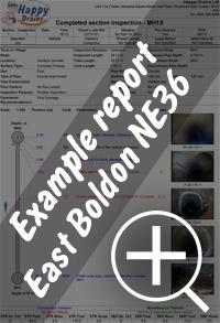 CCTV drain survey East Boldon re