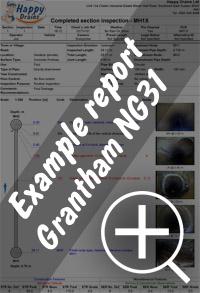 CCTV drain survey Grantham re