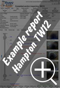 CCTV drain survey Hampton re