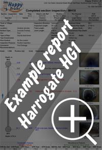CCTV drain survey Harrogate re