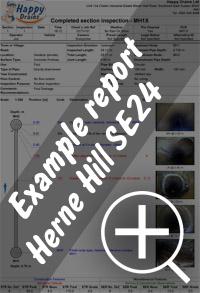 CCTV drain survey Herne Hill re