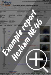 CCTV drain survey Hexham re