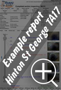 CCTV drain survey Hinton St George re