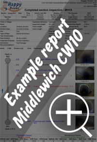 CCTV drain survey Middlewich re