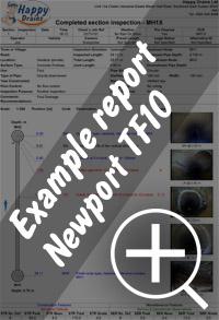 CCTV drain survey Newport re