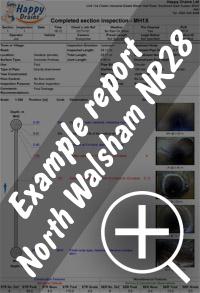 CCTV drain survey North Walsham re