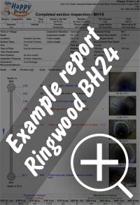 CCTV drain survey Ringwood re