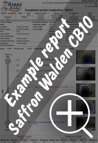 CCTV drain survey Saffron Walden re