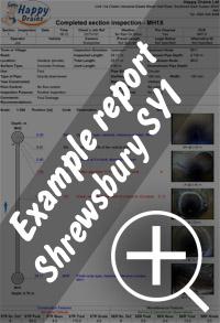 CCTV drain survey Shrewsbury re