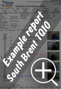 CCTV drain survey South Brent re
