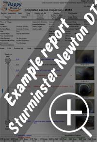 CCTV drain survey Sturminster Newton re