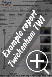 CCTV drain survey Twickenham re