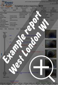 CCTV drain survey West London re
