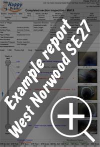 CCTV drain survey West Norwood re