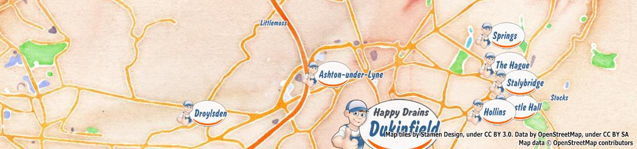 Blocked drain Ashton Under Lyne OL5