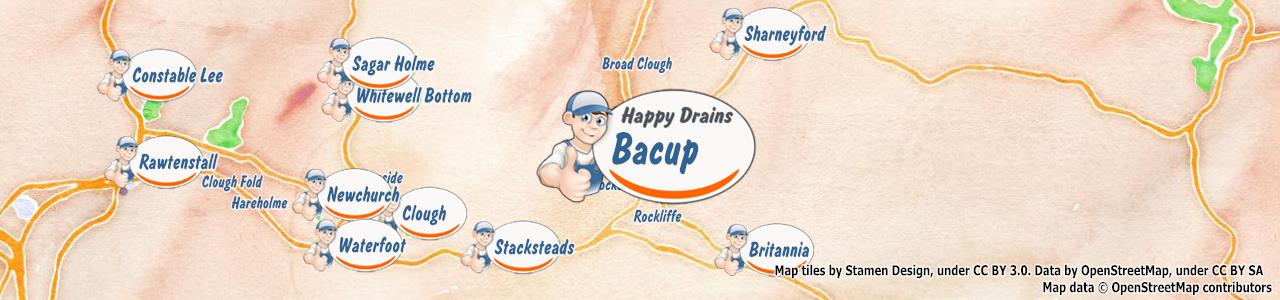 Blocked drain Bacup OL13