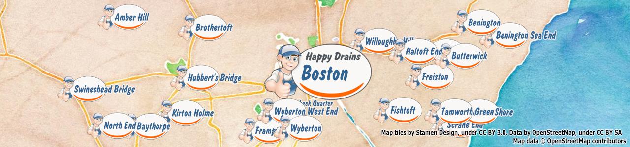 Blocked drain Boston PE20