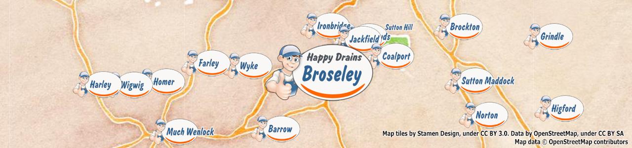 Blocked drain Broseley TF12