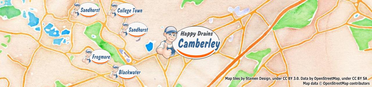 Blocked drain Camberley GU15