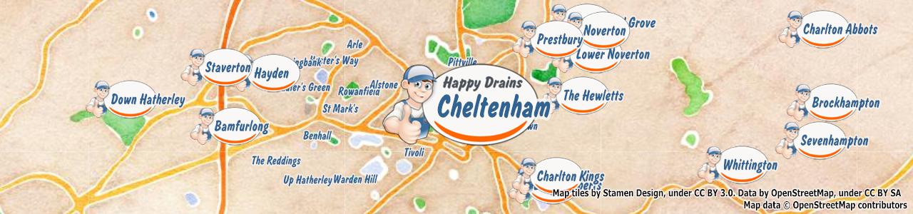 Blocked drain Cheltenham GL50
