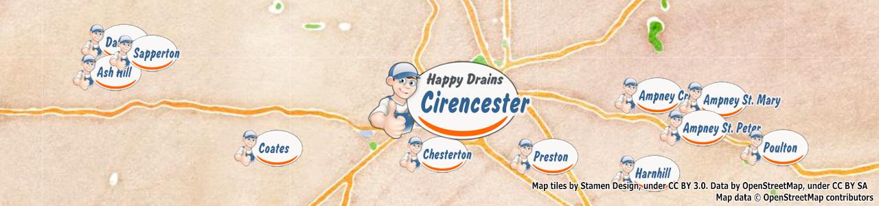 Blocked drain Cirencester GL7
