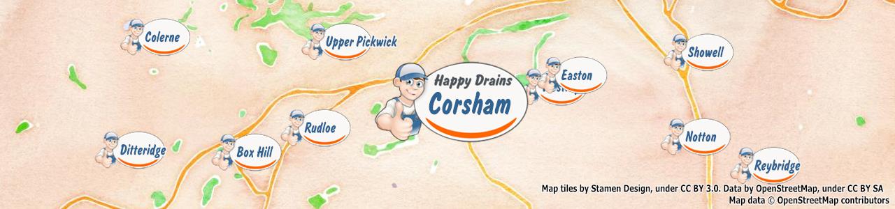 Blocked drain Corsham SN13