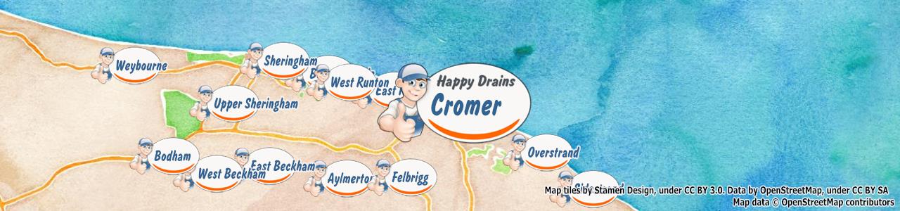 Blocked drain Cromer NR27