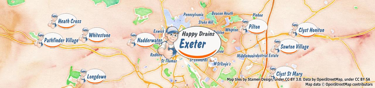 Blocked drain Exeter EX1