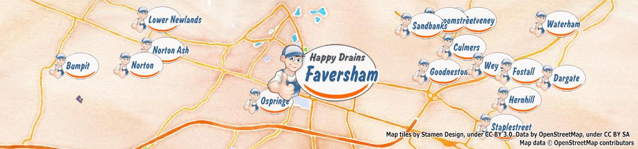 Blocked drain Faversham ME13