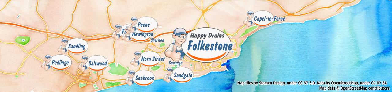 Blocked drain Folkestone CT18