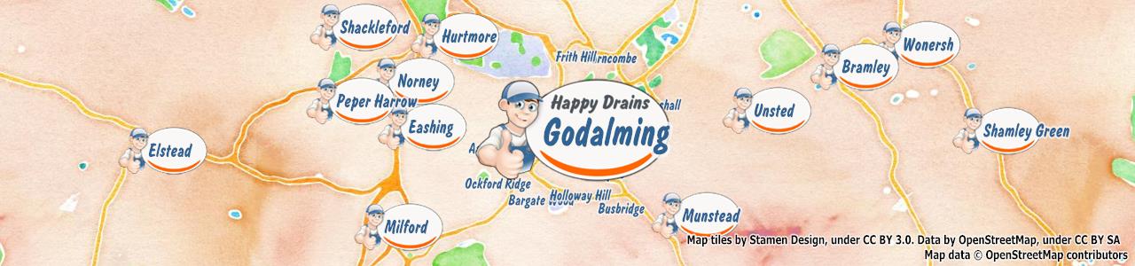 Blocked drain Godalming GU7