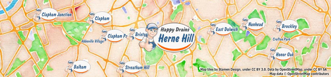 Blocked drain Herne Hill SE24