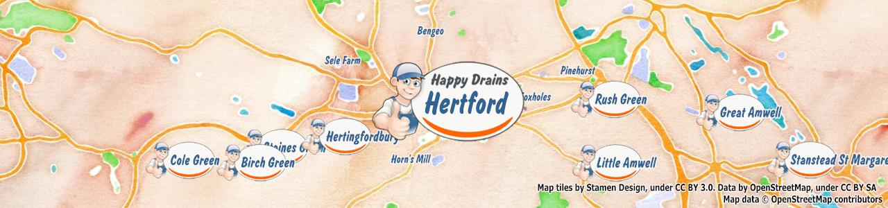 Blocked drain Hertford SG13