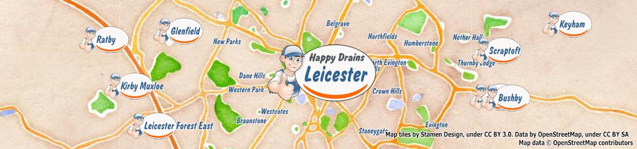 Blocked drain Leicester LE1