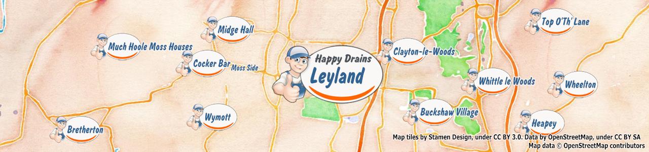 Blocked drain Leyland PR25