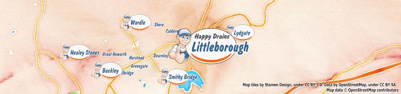 Blocked drain Littleborough OL15