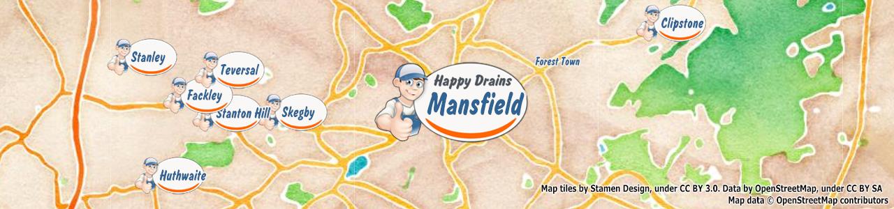 Blocked drain Mansfield NG18