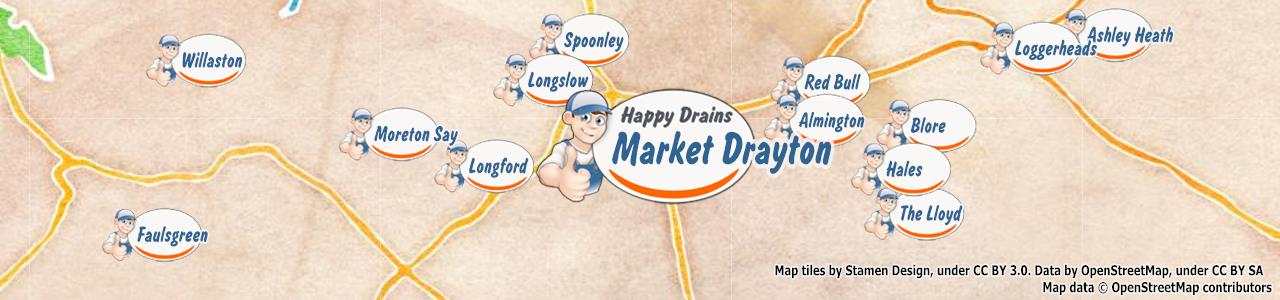 Blocked drain Market Drayton TF9