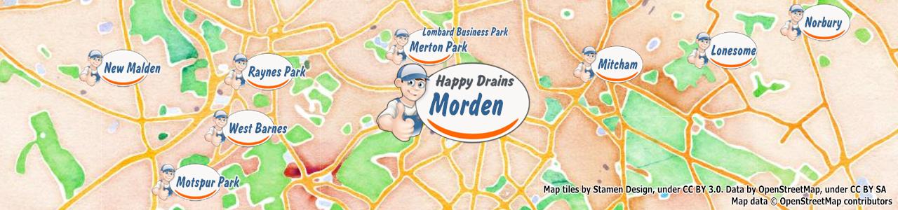 Blocked drain Morden SM4
