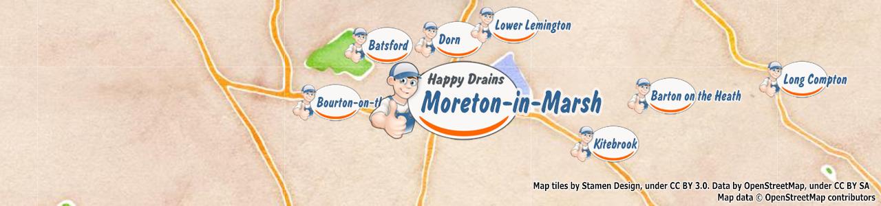 Blocked drain Moreton In Marsh GL56
