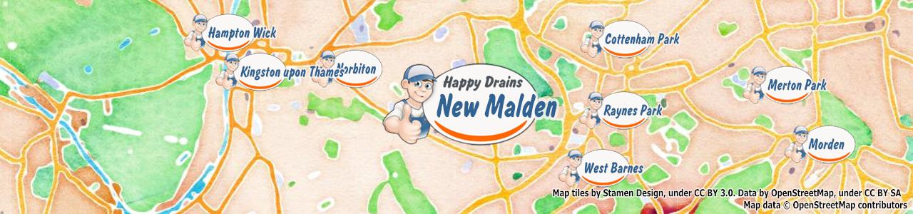 Blocked drain New Malden KT3