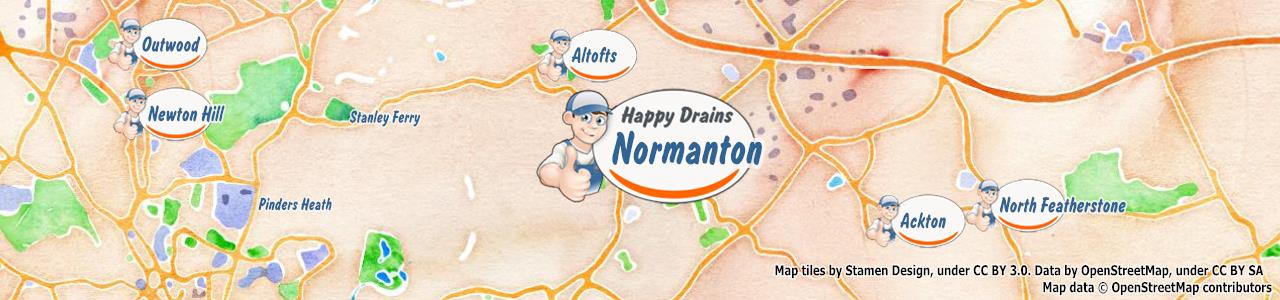 Blocked drain Normanton WF6